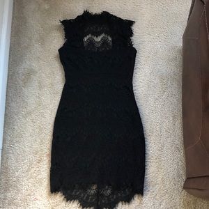 Lace black dress